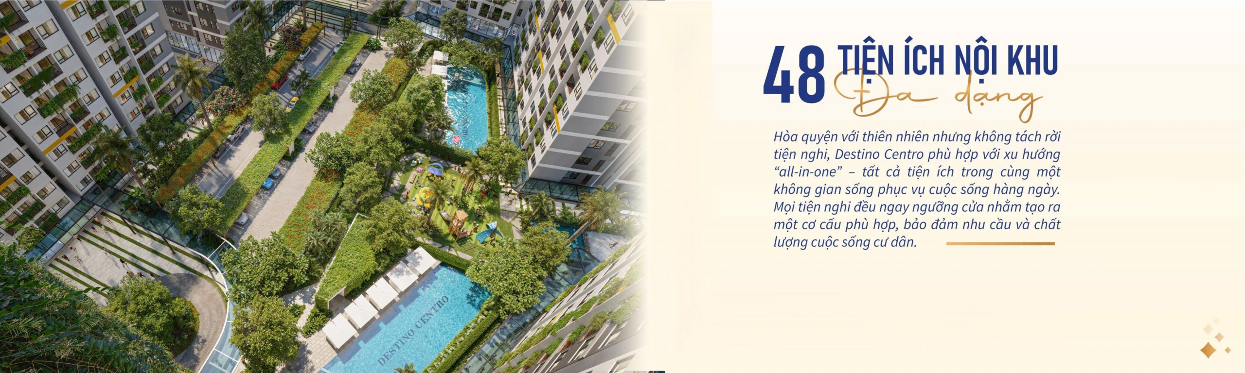 tiện ích Destello Destino Centro